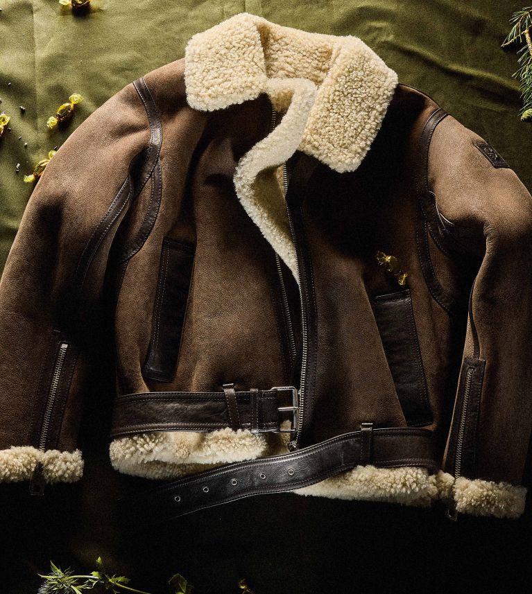 Erskine Jacket in Black Olive.